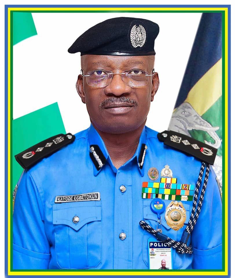 IGP Kayode Egbetokun addressing senior Nigeria Police officers during executive capacity building workshop.